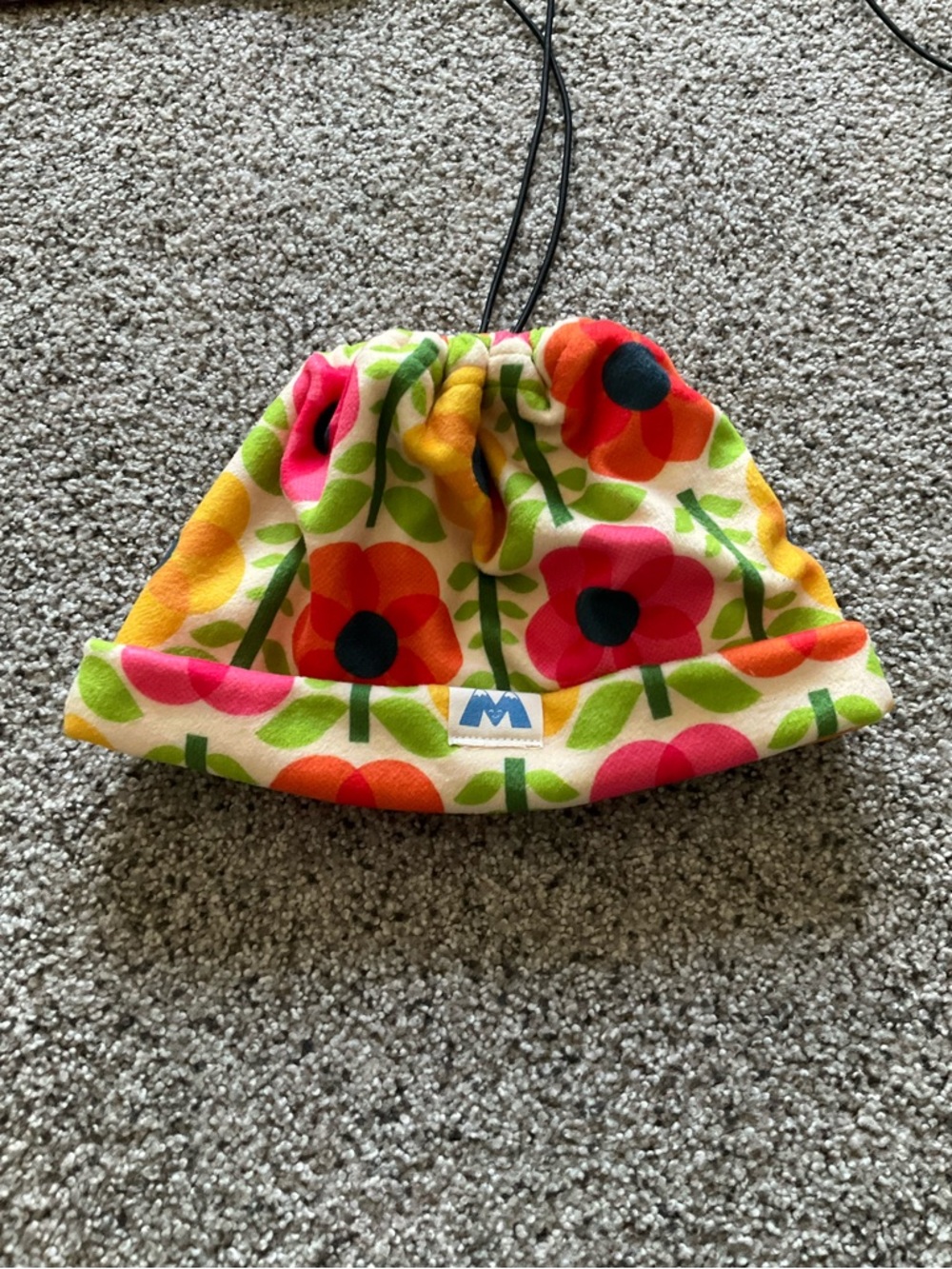 Mabzthreads Floral Fleece Hat Gaiter